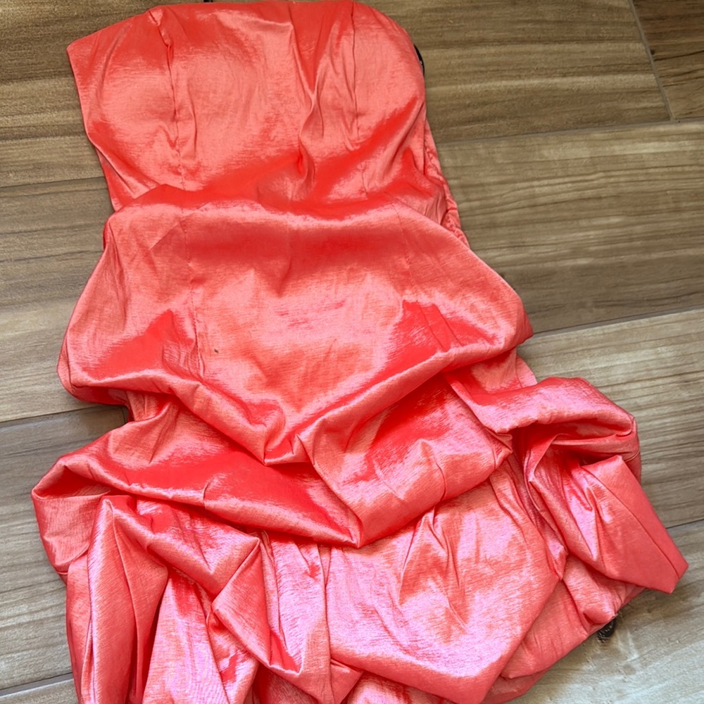 Forever 21 Vibrant Pink Strapless Top
